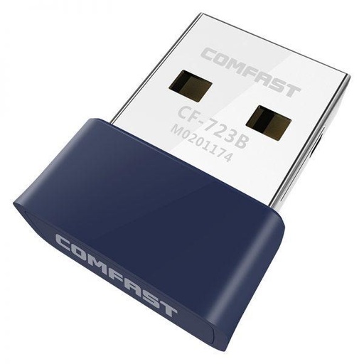 [CF-WU725B] ADAPTADOR COMFAST (CF-WU725B)USB, WIFI, BLUETOOTH, 150Mbps, Nano