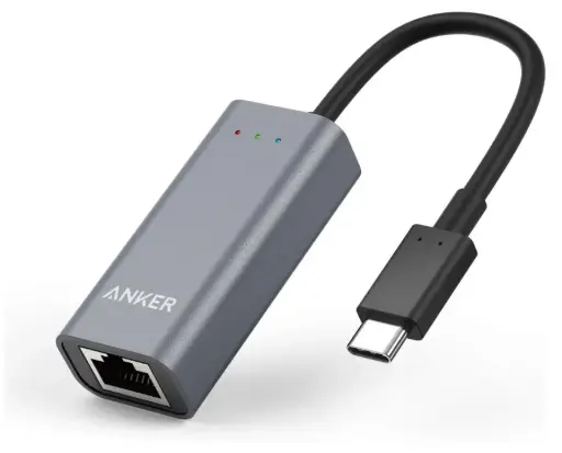 USB-C to Ethernet Anker Adapter 1-Gigabit Network Hub